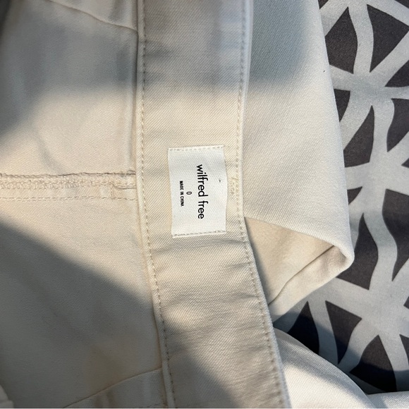 Aritzia Wilfred Free Brennan Pant Light Birch Stretch High Rise Carpenter - Picture 7 of 13